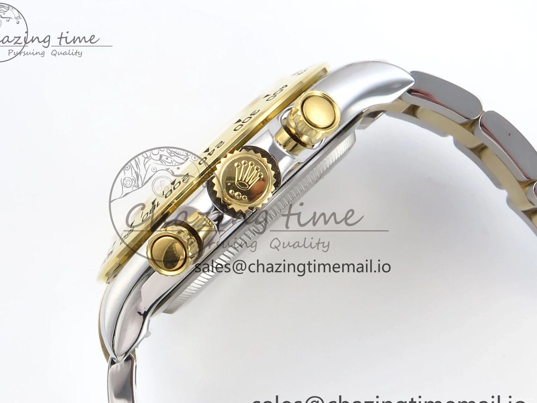 Good Copy Rolex Watches Best on Edition QF 721 V 1:1 Daytona AllSeason SH4131 YG SS Braclet White Dial 126503 1222